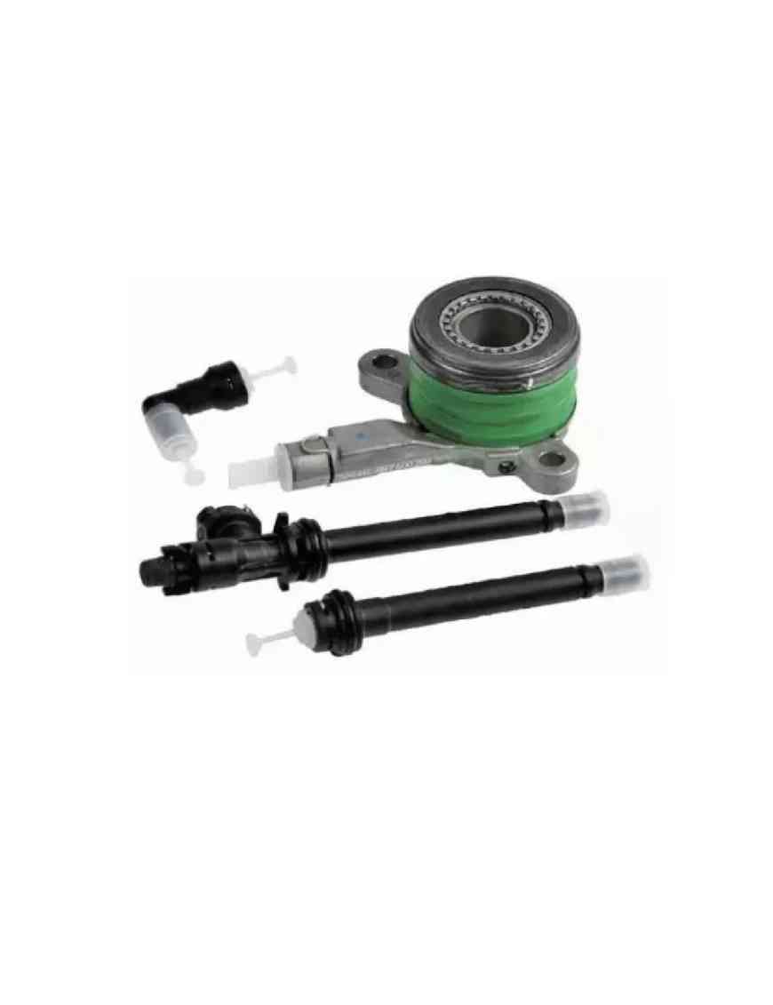 Clutch slave cylinder assembly with release bearing