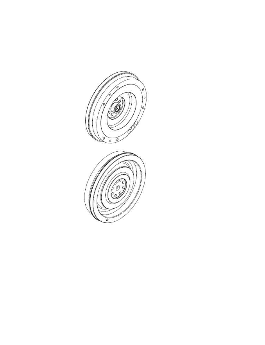 Refinement of the engine flywheel