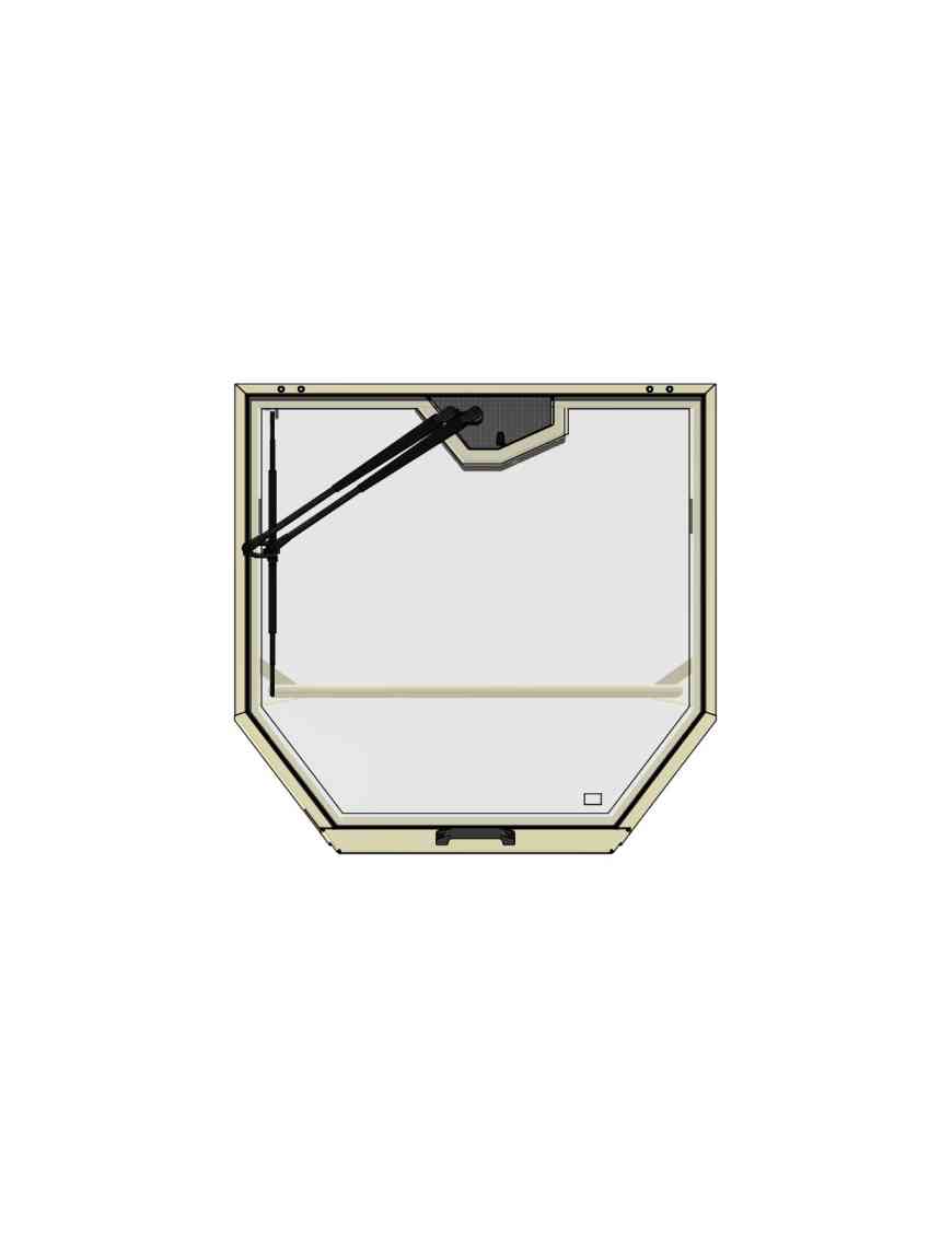 Heated windshield assembly