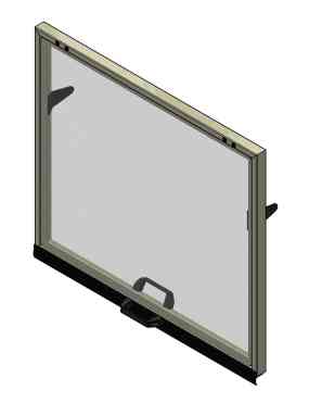 Rear window assembly