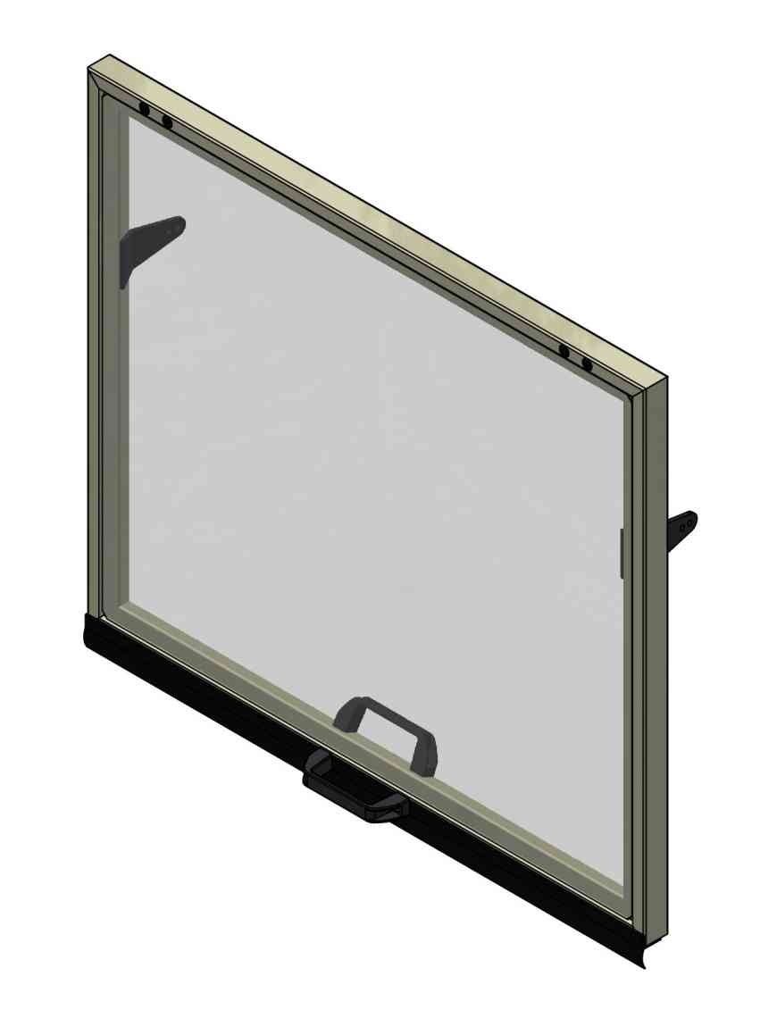 Rear window assembly