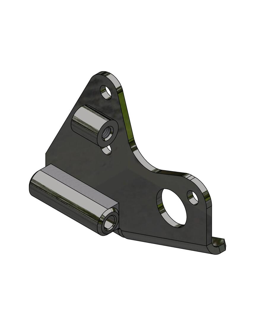Air conditioner compressor bracket