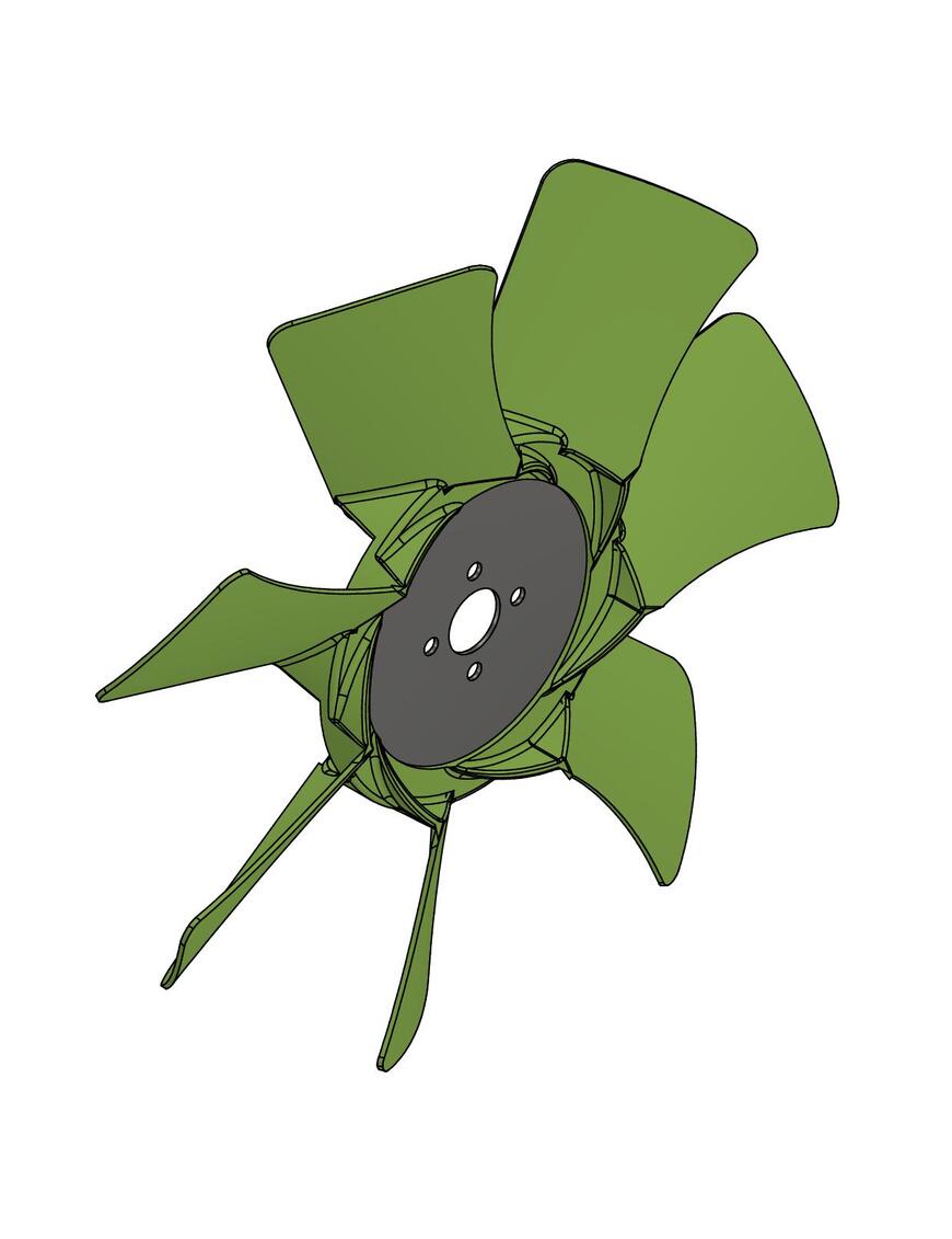Fan impeller (winter)