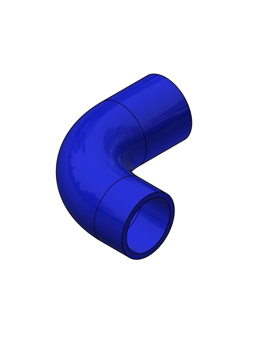 Reinforced silicone hose