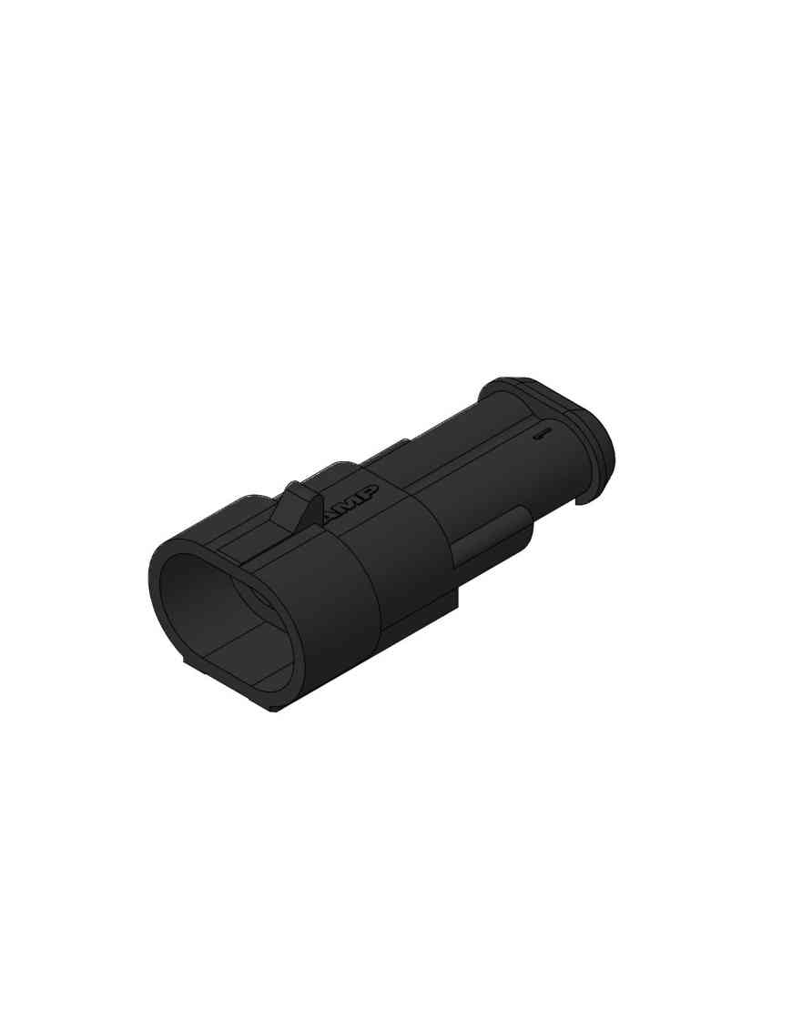 Male Connector 2-pin