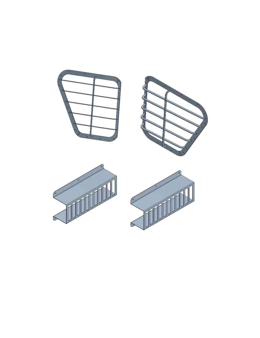 Headlight protection (front and rear)